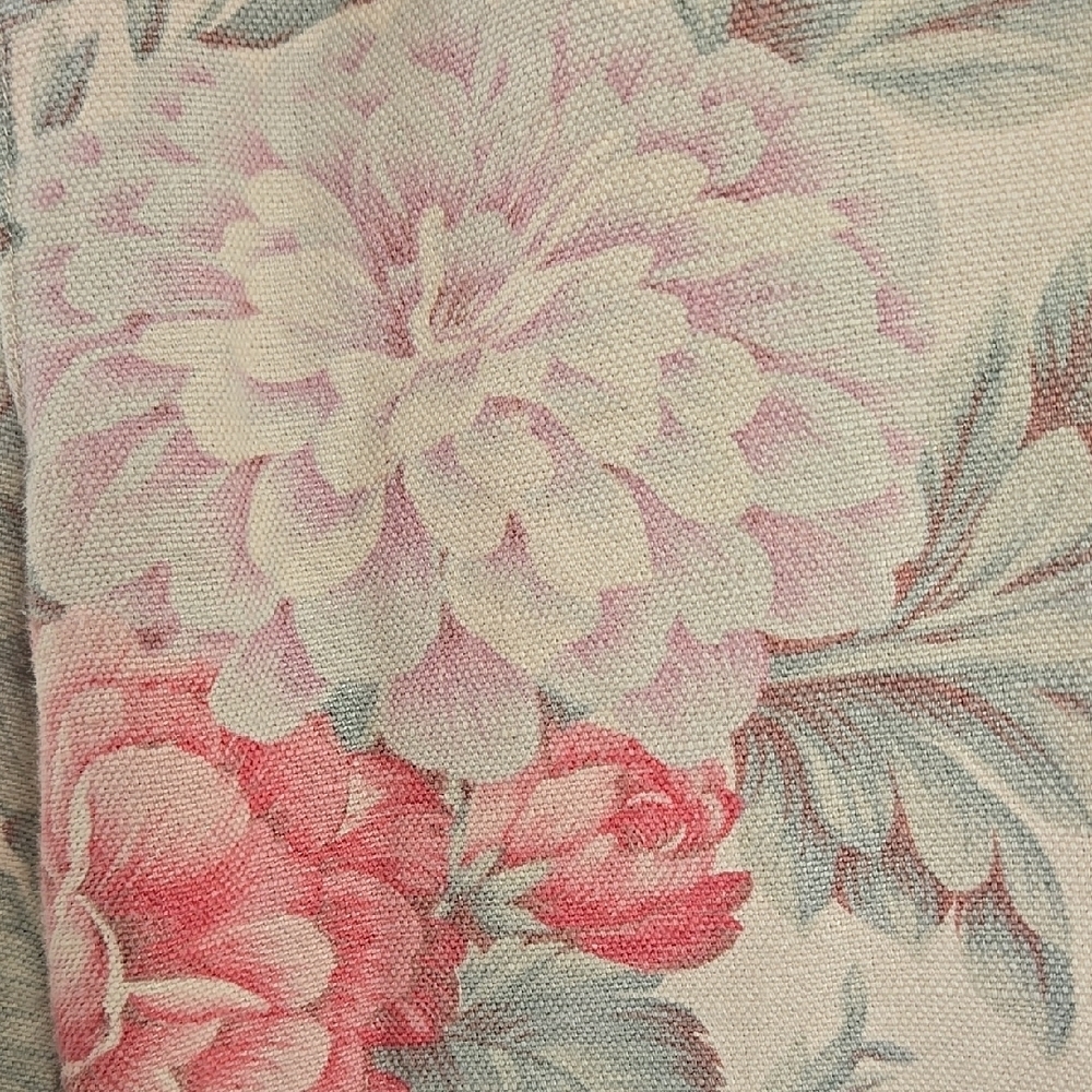 Lauren Ralph Lauren Women's Floral Linen Blend Pants, Size 4, Beige Rose Print - Picture 4 of 15
